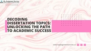 decoding dissertation topics unlocking the path