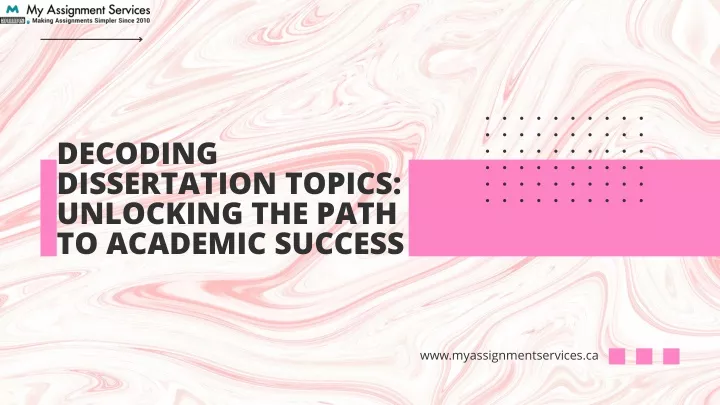 decoding dissertation topics unlocking the path