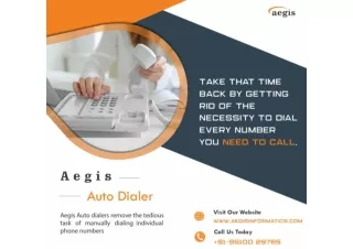 auto dialer 4g aegis