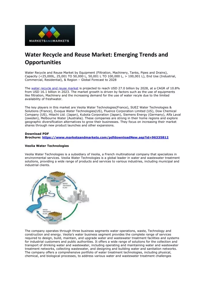water recycle and reuse market emerging trends