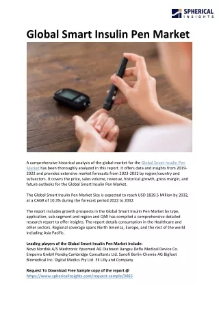 global smart insulin pen market