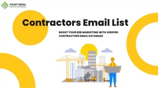 Contractors Email List - PDF