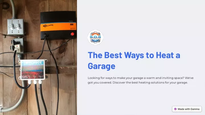 the best ways to heat a garage