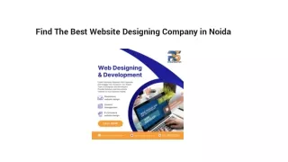 Find The Best Website Designing Company in Noida