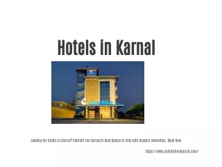 Hotels in Karnal