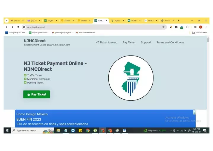 Checking the Status of Your NJMCdirect Ticket