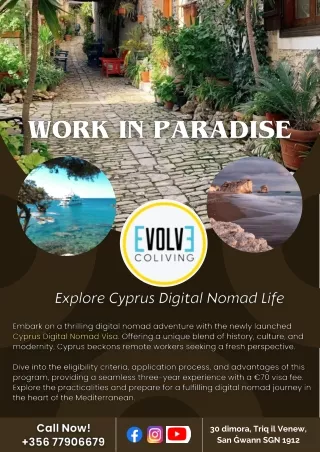 Work in Paradise Cyprus Digital Nomad Life