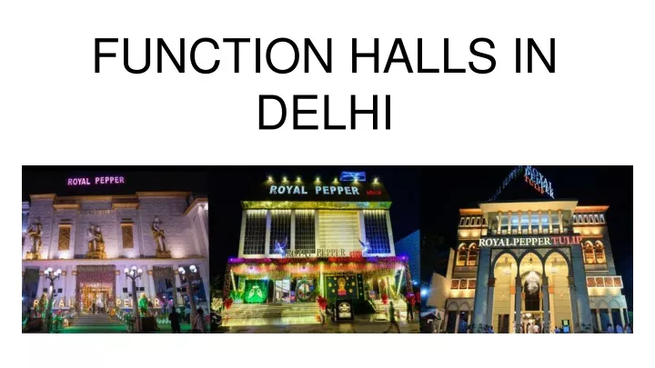 function halls in delhi