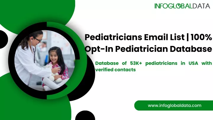 pediatricians email list 100 opt in pediatrician