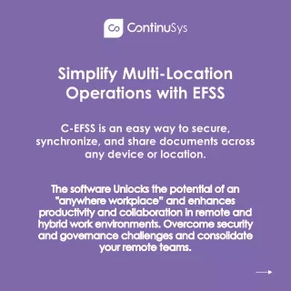 How to simplify multi-location operations with file sharing and synchronization