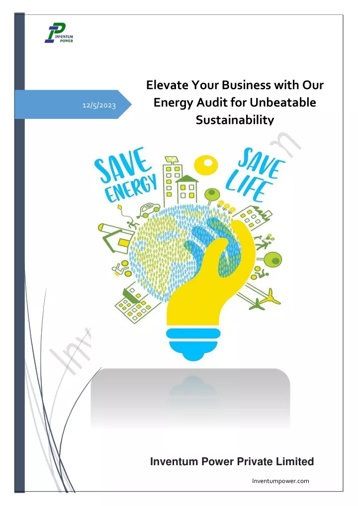 elevate your business with our energy audit