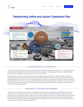 ZestIoT Ground Radar Elevating Aviation Operations