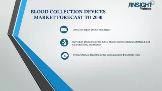 Blood Collection Devices Market Analytical Overview 2030