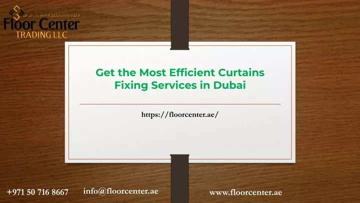 get the most efficient curtains fixing services