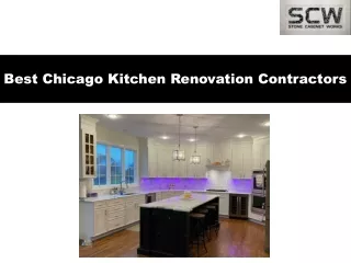 Best Chicago Kitchen Renovation Contractors-Stone Cabinet Works