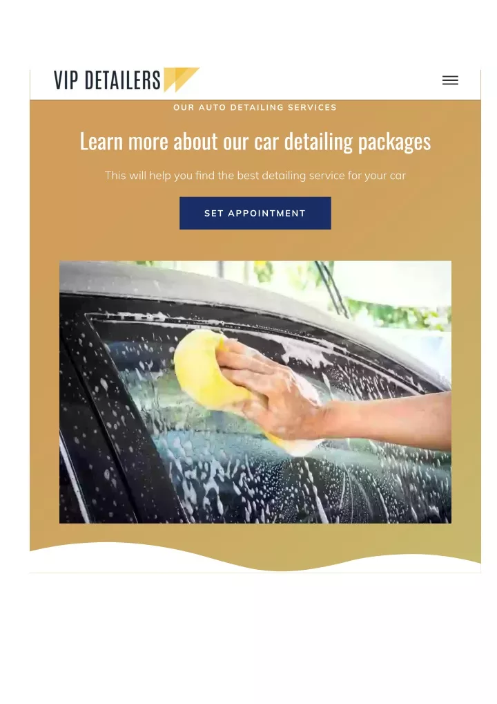 our auto detailing services