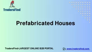 Find Quality Prefabricated Houses in UAE on TradersFind