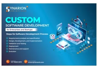 Custom Software Development for Enterprises and Startups