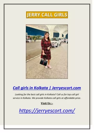 Call girls in Kolkata | Jerryescort.com