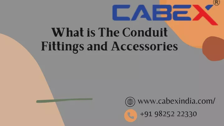 what is the conduit fittings and accessories