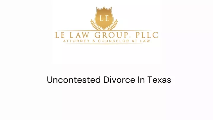uncontested divorce in texas