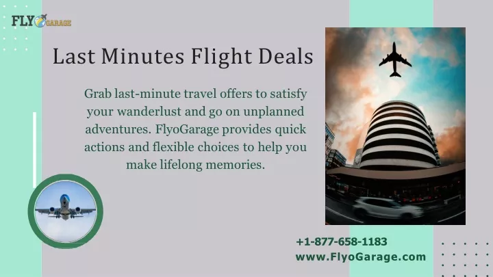 last minutes flight deals