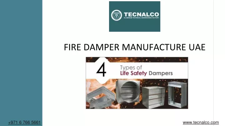 fire damper manufacture uae