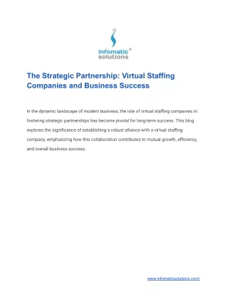 Virtual Staffing Companies and Business Success