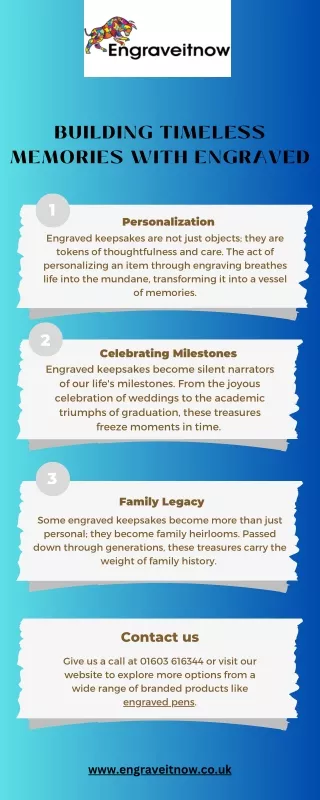 building timeless memories with engraved
