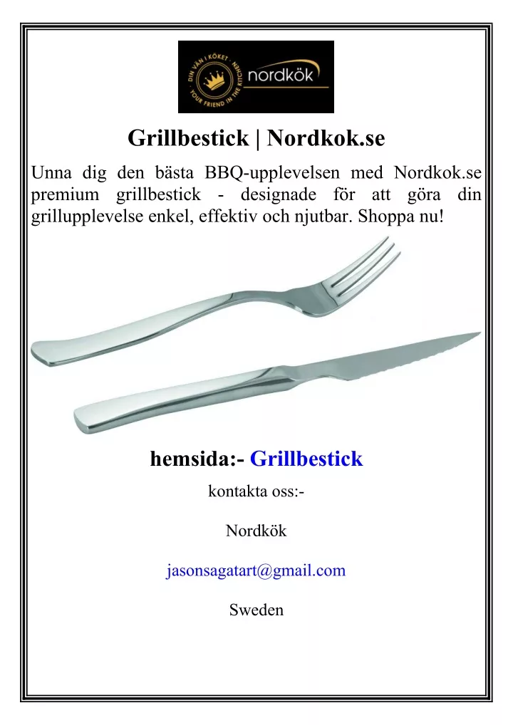 grillbestick nordkok se