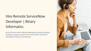 hire remote servicenow developer binary
