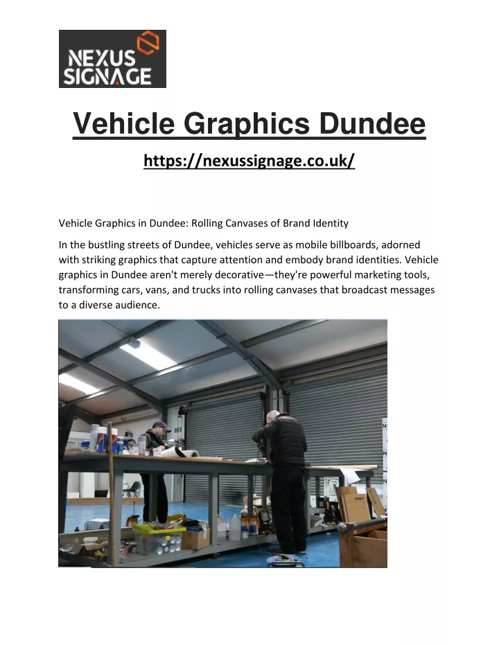 vehicle graphics dundee