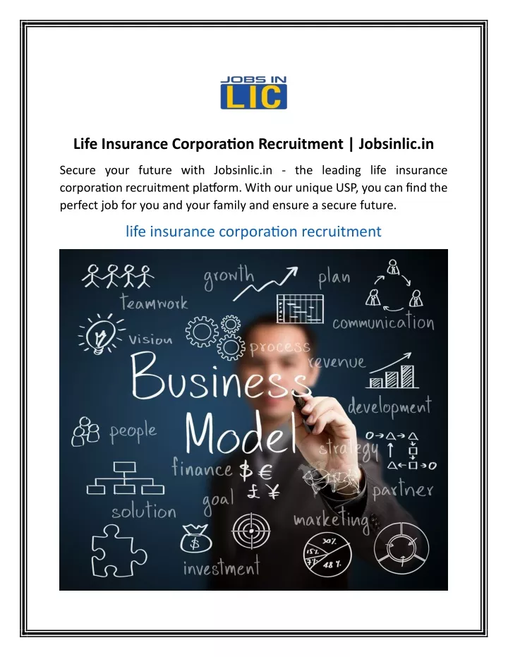 life insurance corporation recruitment jobsinlic