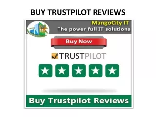 BUY TRUSTPILOT REVIEWS