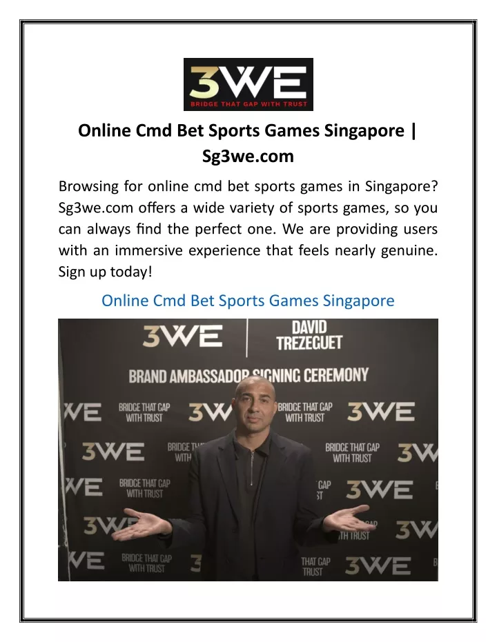 online cmd bet sports games singapore sg3we com