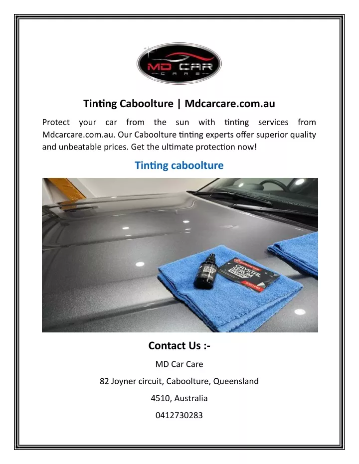 tinting caboolture mdcarcare com au