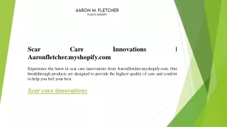Scar Care Innovations  Aaronfletcher.myshopify.com