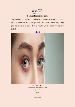 I-lasik  Risusclinic.com