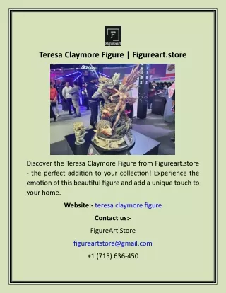 Teresa Claymore Figure  Figureart.store