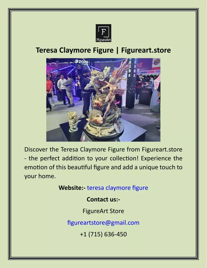 teresa claymore figure figureart store