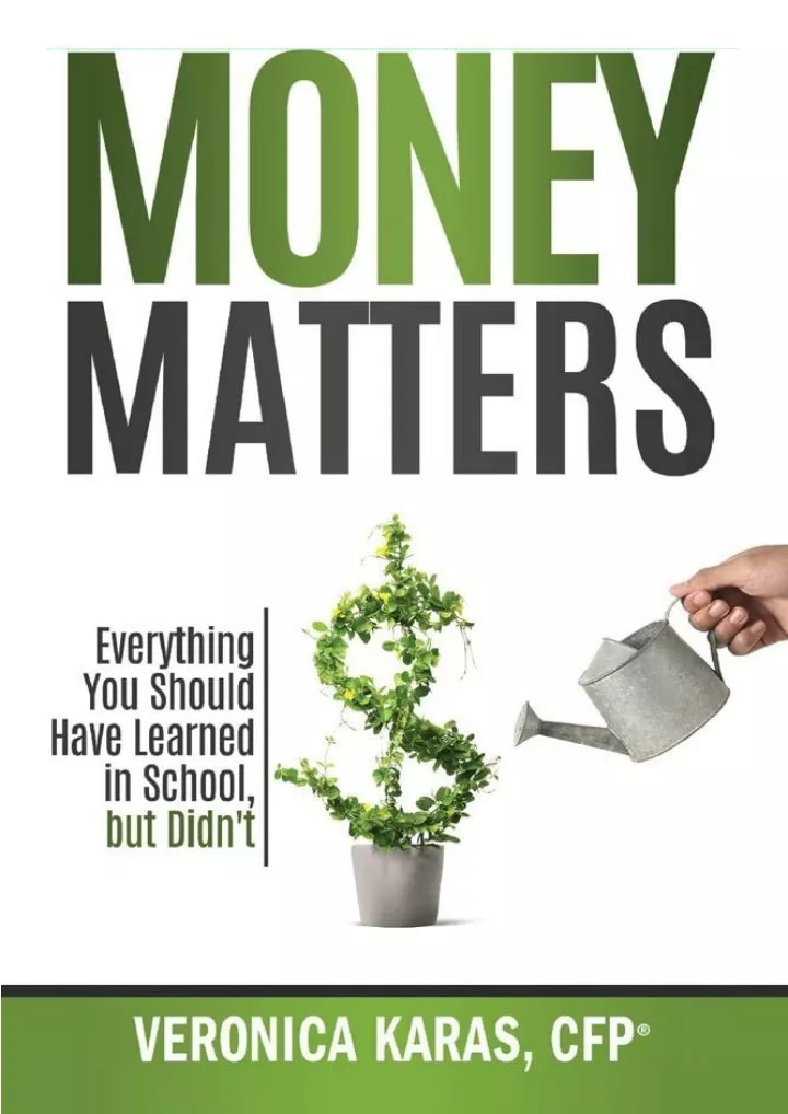 read ebook pdf money matters everything