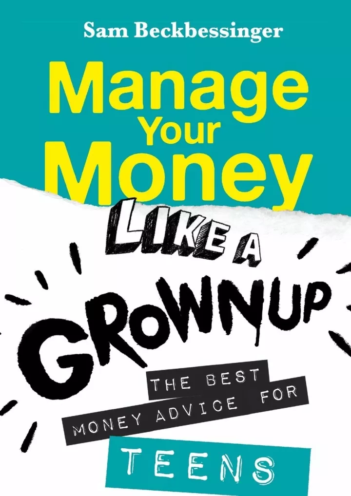 read download manage your money like a grownup