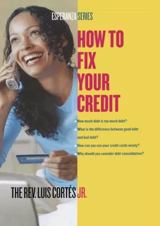[PDF] ✔Download⭐  How to Fix Your Credit (Esperanza)