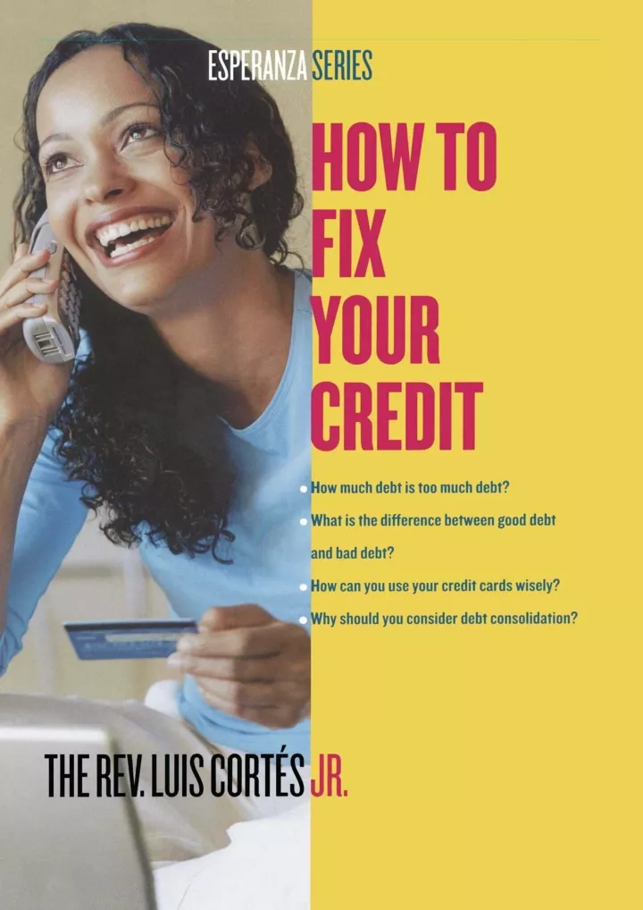 pdf download how to fix your credit esperanza