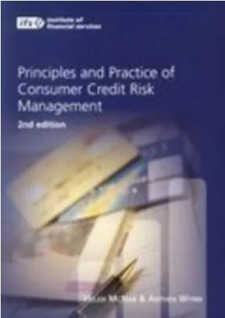 PDF/✔READ❤  Principles and Practice of Consumer Credit Risk