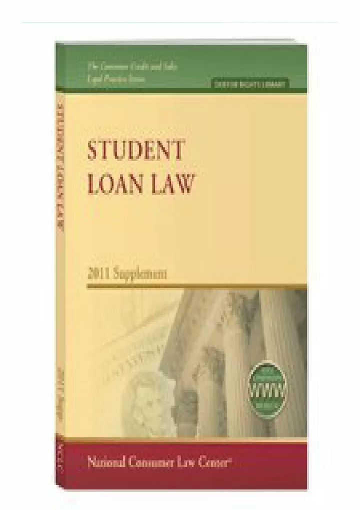 pdf download student loan law consumer credit