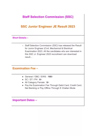 staff selection commission ssc
