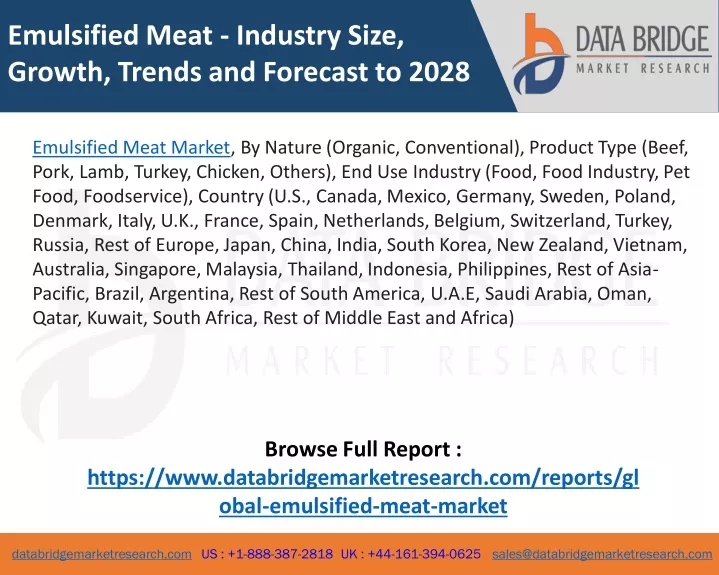 emulsified meat industry size growth trends