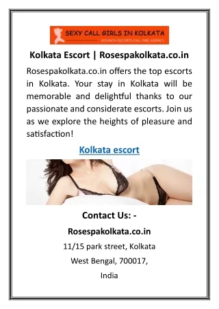 Kolkata Escort