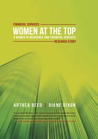 [DOWNLOAD]⚡️PDF✔️ Financial Services: Women at the Top: A Wifs Research Study